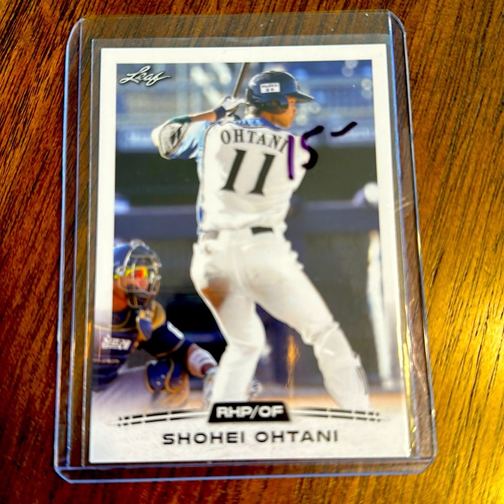 SHOHEI OHTANI 2018 Leaf Baseball Rookie Card RC #5